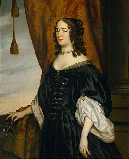 Gerard van Honthorst Amalia van Solms (1602-75). China oil painting art